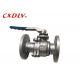 DN50 DN 100 Stainless Steel Ball Valve CF8/CF8M Flanged Connection Body PN10/16 Ends