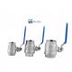General 1/4 to 4 Stainless Steel 2PC Screwed End Ball Valve 3A DIN NPT BSPT BSPP Casting