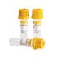Yellow Top Capillary Blood Collection Tubes 0.2ml 0.25ml 0.5ml 100pcs tray