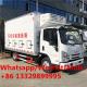 new manufactured ISUZU livestock poultry day old chick transported vehicle for sale, refrigerated truck for baby chick