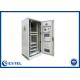 Anti Corrosion IP55 Weatherproof Telecom Enclosure 19inch 40U One Compartment With PDU