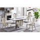 club 6 seater rectangle marble dining table furniture