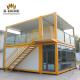 Rock Wool Modular Prefabricated Houses Flat Pack Container House  Easy Assembly