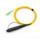 H Optitap To SC/APC Fiber Patch Cable Yellow 3.0mm 3M Customized