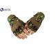 Fingerless Army Tactical Shooting Gloves Microfibre Wear Resisting Reinforced