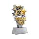 3D Folk Sports Metal Trophy Cup Star Shape Aluminum Alloy Material
