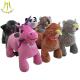 Hansel battery powered lovely plush ride on horse electric animal ride