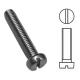 DIN 84 Slotted Cheese Head Machine Screw Self Tapping Metal Screws