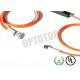 3 mm 1 m Fused Fiber Coupler OM 3 / Optical Cable Splitter For LAN PON
