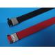 Polyester Coated Metal Wire Cable Ties , Electrical Tie Wraps For Petrochemical