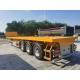 3 Axle 32 Foot 40 Foot Flatbed Semi Trailer For Sale