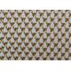 20m Gold Aluminum Metal Mesh Curtain SGS