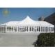Polygon Large Span Pagoda Party Tent Glass Walls Lightweight Pagoda Wedding Tent
