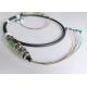 8F Harsh Environment Cable Waterproof Fiber Optic Cable , LC - LC Upc Patch Cord With Fannout Kit