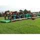 Camouflage Giant Army inflatable children's assault course , assault course ideas