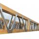 Galvanized Connector Easi Joist with Strong Wood Trusses and Powder Coated Iron