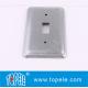 TOPELE 20C5 Galvanized Steel Rectangular Flat Blank Device Switch Covers for Toggle Switch