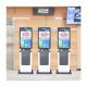 Floor Stand 27inch Self Service Touch Screen Information Kiosk with Ticket Printer