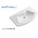 Special Models New Design SWS800-2 Sanitary Ware Artificial Stone Basins Unique Shape Glossy White Washing Hand Basins