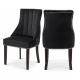 Manufactory furniture factory wholesale chair dining black velvet can be customized chair dining room