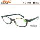 Fashionable reading glasses ,made of plastic,spring hinge,suitable for men and women
