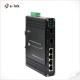 Din Rail Mounted Industrial PoE Switch 4 Port 10/100/1000T + 2 Port 1000X