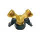 2 Way 3/4'' On Off Brass Y Valve Garden Irrigation Distributor