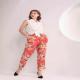 Flowered Casual Summer Trousers 100% Rayon Womens Printed Trousers