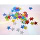 Multi Color Party Confetti Cannon Metallic Star Shaped Size Customized