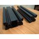 Black Sandblasting Anodized Industrial Aluminium Section Profile For Assembly Line And Production Line