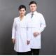 Unisex Medical Lab Coat White Full Length Lab Coat With Three Pockets