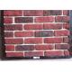 Solid Faux Exterior Brick For Mall / Hotel Enviromentall Friendly