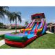 Custom Blue Purple Red Large Inflatable Water Slide With Pool For Sale