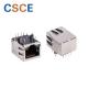 100Base-T RJ45 With Transformer , RJ45 Magnetic Jack Contact Resistance 