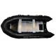 Black Long Military Inflatable Boats , 8 Person Motorized Inflatable Boat