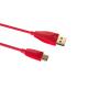 Red 2.4A Usb 3.0 Data Transfer Cable Custom Made Usb 3.0 Apple Cable