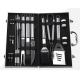 Wholesale 18PCS Barbecue Tool Set With Aluminum Case For BBQ TOOL MaterialStainless Steel