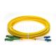 APC To LC PC Duplex Patch Cable 3.0mm SM G652D 1310nm For Telecom Network