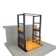 Industrial Warehouse Hydraulic Cargo Lift Vertical Guide Rail Goods Elevator