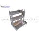 Aluminum Alloy Material SMT Feeder Cart 2 Layers CE Approved