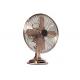 12 Inch Antique Electric Desk Fan 3 Speed Staineless Steel Personal Circulating