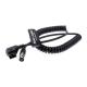 31.5 12 Pin Hirose Coiled Power Cord for B4 2/3 Lens