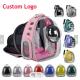 Capsule Breathable Cat Backpack Carrier Outside Portable Transparent