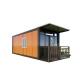Mobile Living Container House With Fast Build Sandwich Panel Strong Steel Structure