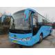 Used Coach Bus Double Glass Yutong Zk6115 60seats Yuchai Engine Two Doors With Air Condition