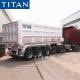 50/60 ton 3 axle u shape 20 /30 cubic tipper trailer dump semi trailer