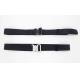 3.8CM Width Black  Polyester Webbing Belt With Zinc Alloy Special Buckle