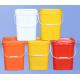 Printing Options for Square Plastic Bucket IML Thermal Transfer and Screen Printing
