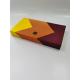 Golden Custom Die Cut Packaging Box Degradable Cardboard Folding FSC