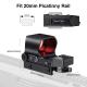 Tactical Laser 4 Reticle Red Dot Reflex Sight Scope 92x43x60mm